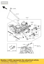 Ici, vous pouvez commander le support ex650a6f auprès de Kawasaki , avec le numéro de pièce 110540429: