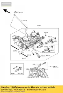 kawasaki 110540429 support ex650a6f - La partie au fond