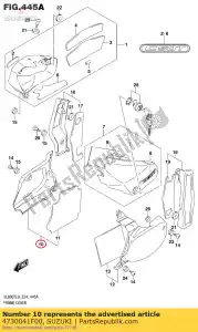 Suzuki 4730041F00 couvrir assy, ??côté - La partie au fond