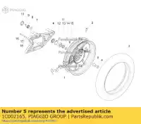 1C002165, Piaggio Group, odst?pnik piaggio liberty rp8m89100, rp8ma4100 rp8m89130, rp8ma4110, rp8ma4111 rp8m89200, rp8ma4200 rp8m89200, rp8ma430 rp8md4200l zapm898g 125 150 2015 2016 2017 2018 2019 2020 2021 2022, Nowy