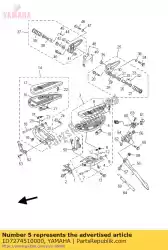 Qui puoi ordinare poggiapiedi da Yamaha , con numero parte 1D7274510000: