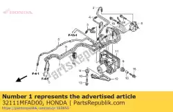Aqui você pode pedir o ficar, arnês principal em Honda , com o número da peça 32111MFAD00: