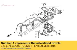 Honda 32111MFAD00 ficar, arnês principal - Lado inferior