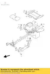 Aquí puede pedir tornillo, 6x8 de Suzuki , con el número de pieza 0910306100: