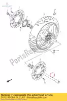 5471149G00, Suzuki, O? przednia suzuki gsf gsx 1200 1250 2006 2007 2008 2009 2010 2011 2012 2014 2015 2016, Nowy