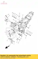 Tutaj możesz zamówić wspornik silnika komp. Od Yamaha , z numerem części 5VKF14100000: