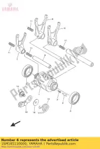 yamaha 1SM185110000 widelec, shift 1 - Dół