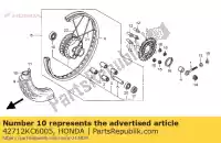 42712KC6005, Honda, camera d'aria, pneumatico (3.0018) (irc) honda cg 125 1998, Nuovo