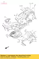 BC6F412900P1, Yamaha, cover side 1          rmb yamaha  mt 660 700 900 2016 2017, New
