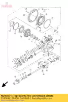 5JWW46120000, Yamaha, scatola ingranaggi asse posteriore assy yamaha fjr fjra 1300, Nuovo