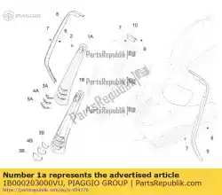 stuurinrichting van Piaggio Group, met onderdeel nummer 1B000203000VU, bestel je hier online: