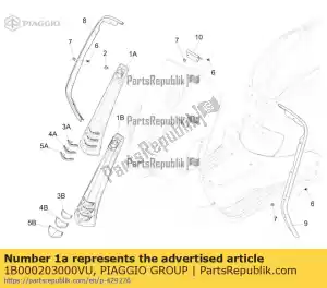 Piaggio Group 1B000203000VU stuurinrichting - Onderkant