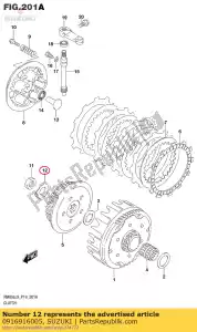 suzuki 0916916005 washer - Bottom side