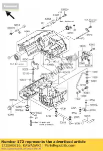 Kawasaki 172BA0616 ?ruba-ko?ek, 6x16 - Dół