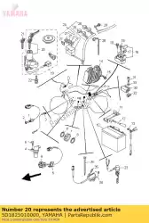 Aqui você pode pedir o chave principal trava de direção em Yamaha , com o número da peça 5D1825010000: