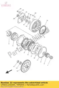 yamaha 1P6E61250000 absorber 2 - Bottom side