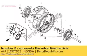 Honda 44711MBTD21 pneumatico, fr. (bridgestone) ( - Il fondo