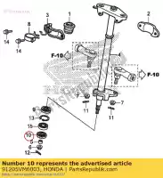 91205VM6003, Honda, vedação contra poeira, 23x35x7 honda  crf rvf trx 90 150 250 300 400 450 700 1995 1996 2000 2001 2002 2003 2004 2005 2006 2007 2008 2009 2010 2011 2012 2013 2014 2017 2018 2019 2020, Novo