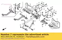 46514HC0670, Honda, veer, rempedaal honda trx ex  trx300ex fourtrax sporttrax sportrax 300 , Nieuw