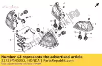 33729MN5003, Honda, embalagem, selo leve de licença honda gl 1500 1800 1988 1989 1990 1991 1992 1993 1994 1995 1996 1997 2001 2002 2003 2004 2005 2006 2007 2008 2009 2010, Novo