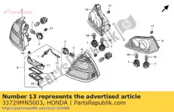 Aqui você pode pedir o embalagem, selo leve de licença em Honda , com o número da peça 33729MN5003: