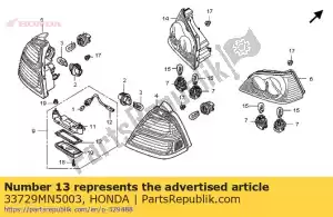 honda 33729MN5003 embalagem, selo leve de licença - Lado inferior