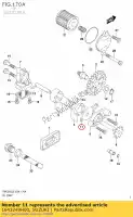 1643249H00, Suzuki, piastra, pompa dell'olio suzuki rm z250 rmz250 250 , Nuovo