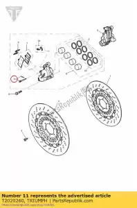 triumph T2020260 conjunto de pinos de almofada - Lado inferior