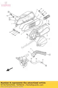 yamaha 977075052500 screw, pan tap.2 - Bottom side