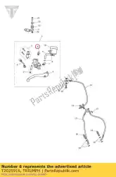 Aqui você pode pedir o parafuso de sangria m / cil em Triumph , com o número da peça T2025916: