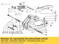 464199, Piaggio Group, Krzak gilera eaglet automatic, Nowy