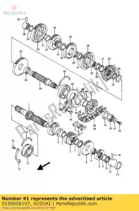 Suzuki 0150006107 parafuso - Lado inferior