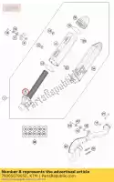 79005079050, KTM, capuchon de raccordement cpl. ktm  sx xc 250 350 450 2015 2016 2017 2018, Nouveau