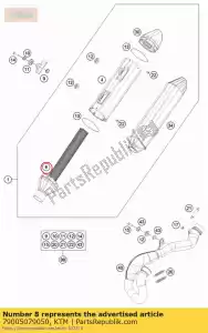 ktm 79005079050 za?lepka kpl. - Dół