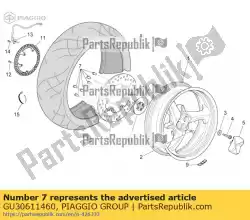 Aqui você pode pedir o parafuso em Piaggio Group , com o número da peça GU30611460: