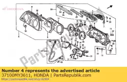 Ici, vous pouvez commander le mètre assy peigne auprès de Honda , avec le numéro de pièce 37100MY3611: