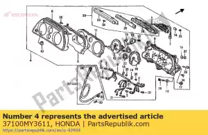 Honda 37100MY3611 mètre assy peigne - La partie au fond