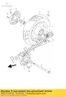 5922110F10, Suzuki, disc,front brak suzuki vl intruder c1500 lc vl1500 1500 , New