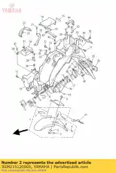 Aqui você pode pedir o suporte, pára-choque em Yamaha , com o número da peça 3GM215120000: