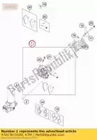 47013015100, KTM, remklauw voorzijde husqvarna ktm  freeride sx sxs 0 85 851714 851916 2012 2014 2015 2016 2017 2018 2019 2020, Nieuw