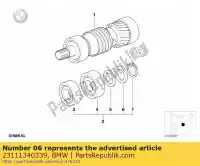 23111340339, BMW, spessore - 42x52x0,40 bmw  850 1100 1992 1993 1994 1995 1996 1997 1998 1999 2000 2001 2002, Nuovo