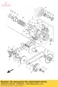 yamaha 5P0E65230000 piastra, peso attraverso - Il fondo