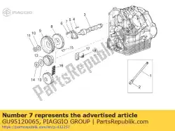 Here you can order the washer 6. 5x11x2 from Piaggio Group, with part number GU95120065: