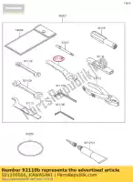 921100066, Kawasaki, chiave per utensili, estremità scatola, 24mm ex250 kawasaki  ninja z 250 300 400 2008 2009 2010 2011 2013 2014 2015 2016 2017 2018 2019 2020 2021, Nuovo