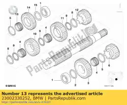 Here you can order the needle cage - 28x32x13        from BMW, with part number 23002330252: