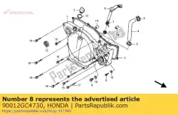 Qui puoi ordinare bullone, speciale, 6x15. 5 da Honda , con numero parte 90012GC4730: