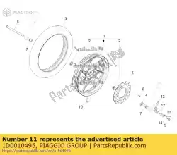 Qui puoi ordinare sensore di velocità da Piaggio Group , con numero parte 1D0010495: