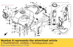 Aquí puede pedir tubo, respiradero de Honda , con el número de pieza 17544MEW920: