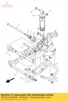 3FA221260000, Yamaha, col, distance yamaha yfm 125 2000 2001 2002 2003 2004 2005 2006 2007 2008 2010 2012 2013, Nouveau