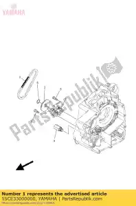 yamaha 1SCE33000000 pompe à huile - La partie au fond